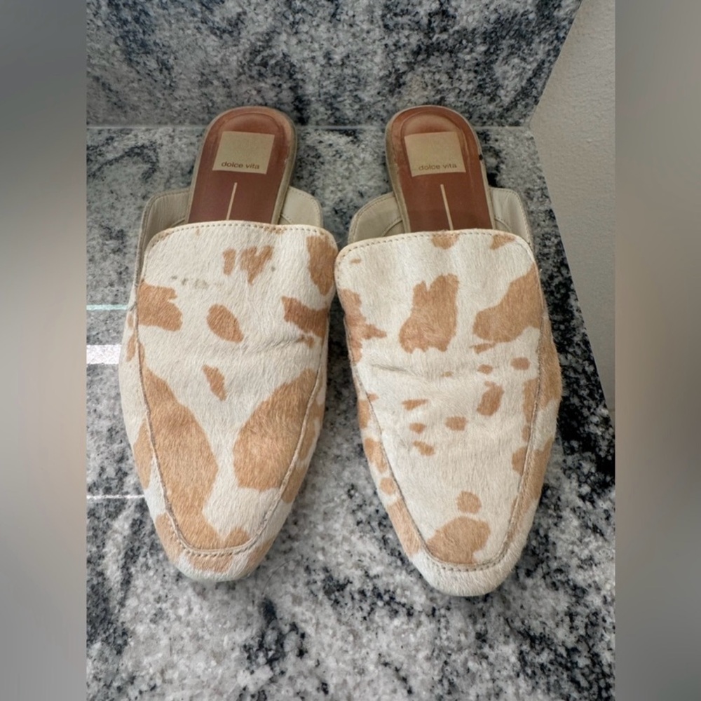 Cowhide mules